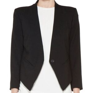 Helmut Lang Smoking Tux Blazer Wool Blend Black Size 4